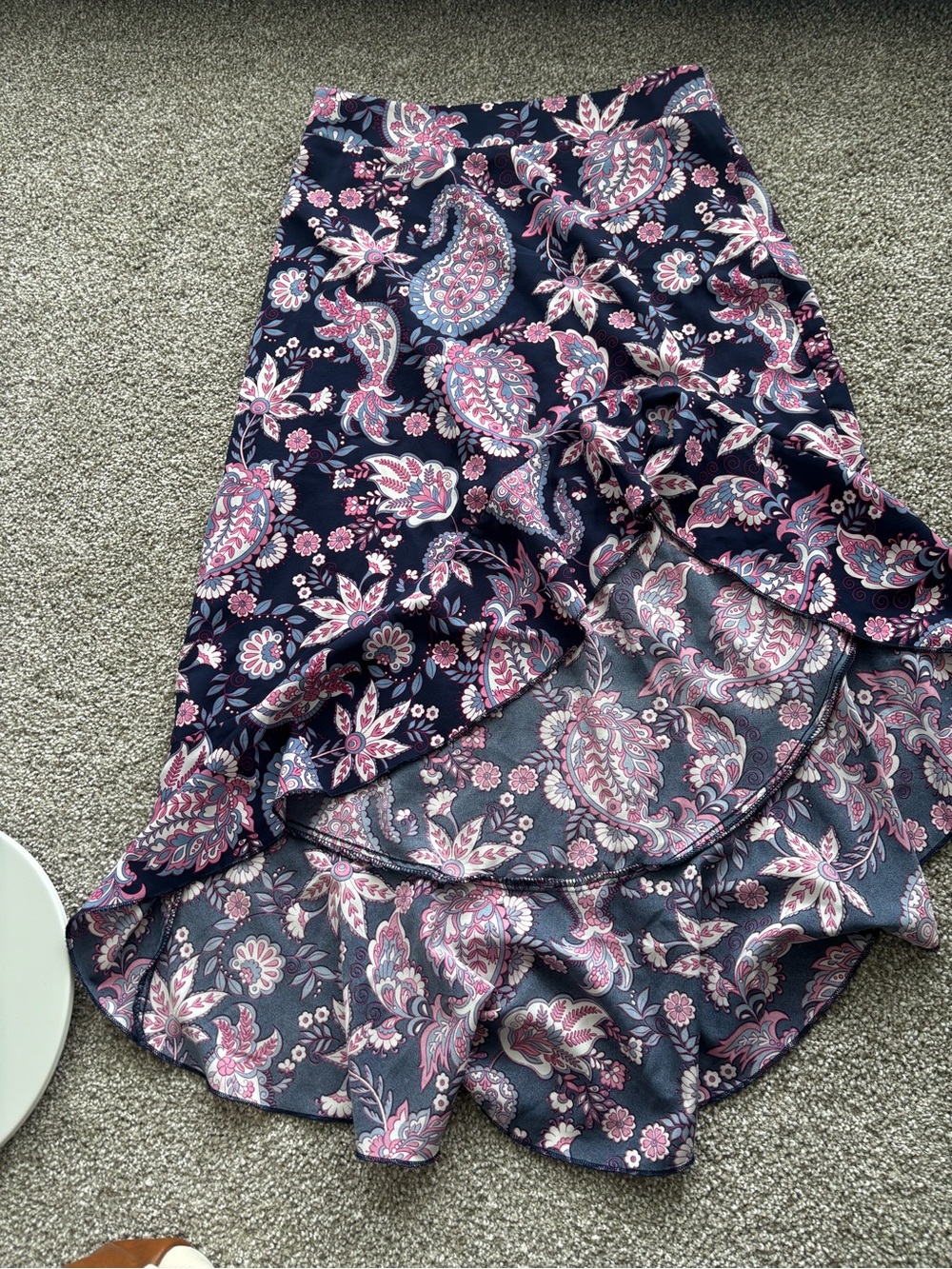 Asymmetrical Midi Skirt